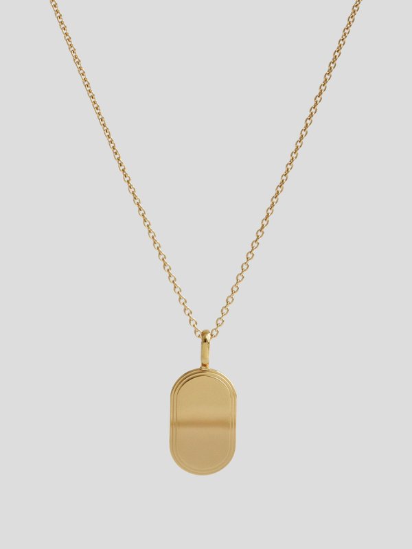 Sire Necklace (Medium) in Champagne Gold