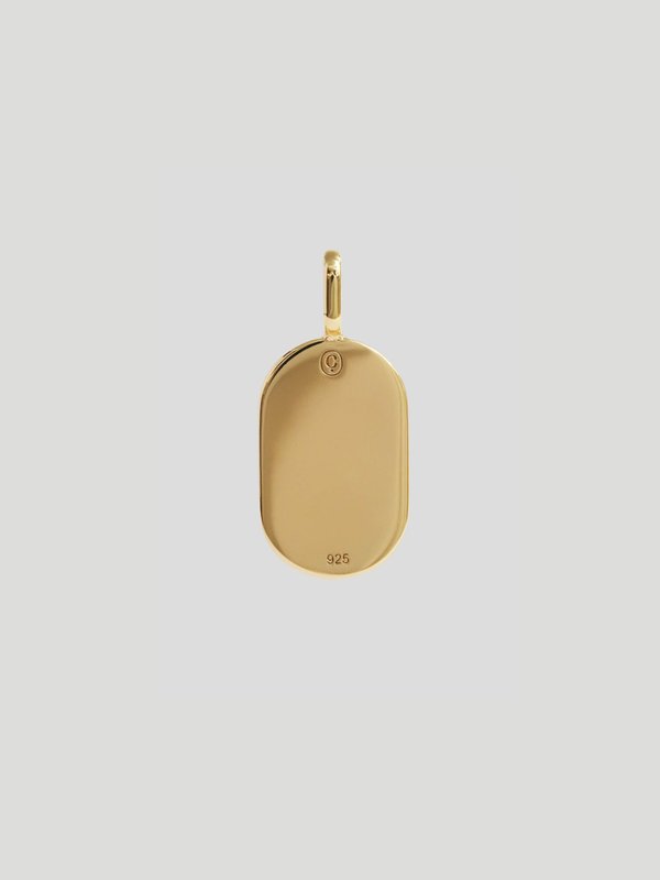 Sire Pendant (Medium) in Champagne Gold