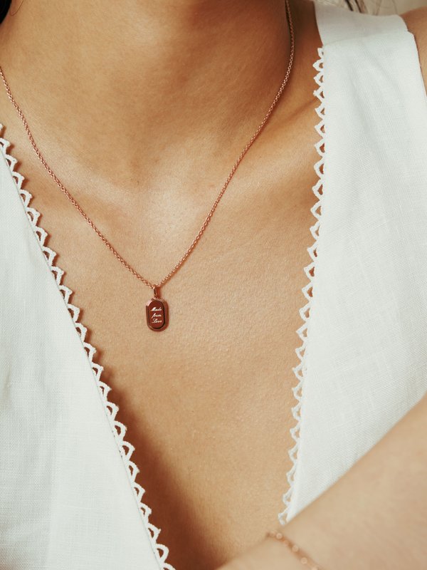 Sire Necklace (Petite) in Rose Gold