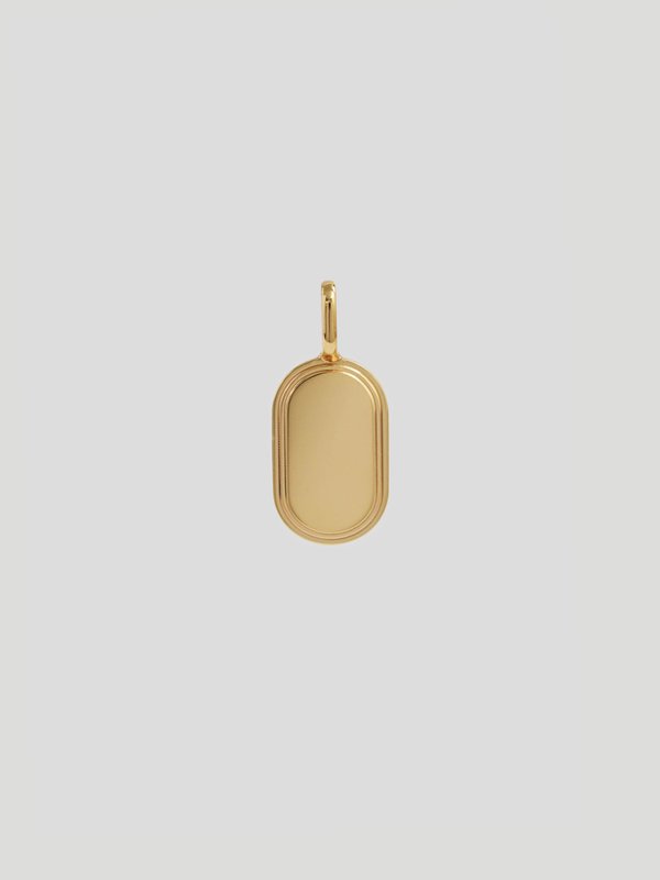 Sire Pendant (Petite) in Champagne Gold