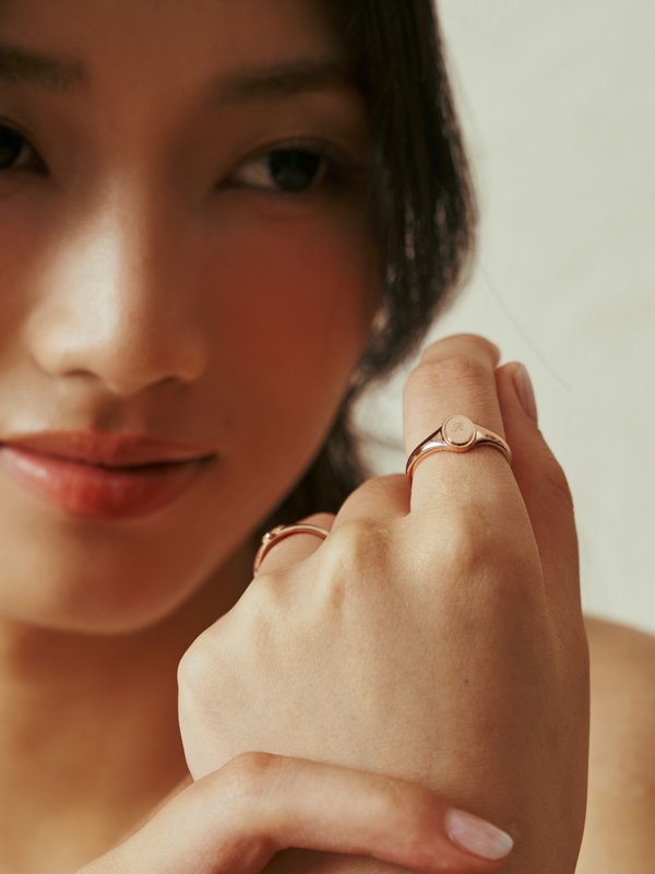 Manor Ring (Medium) in Rose Gold