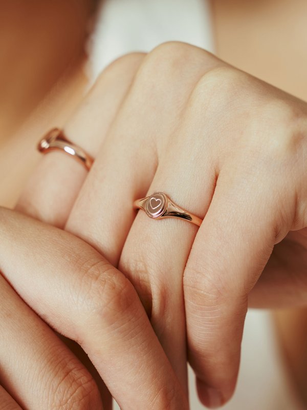 Manor Ring (Small) in Rose Gold