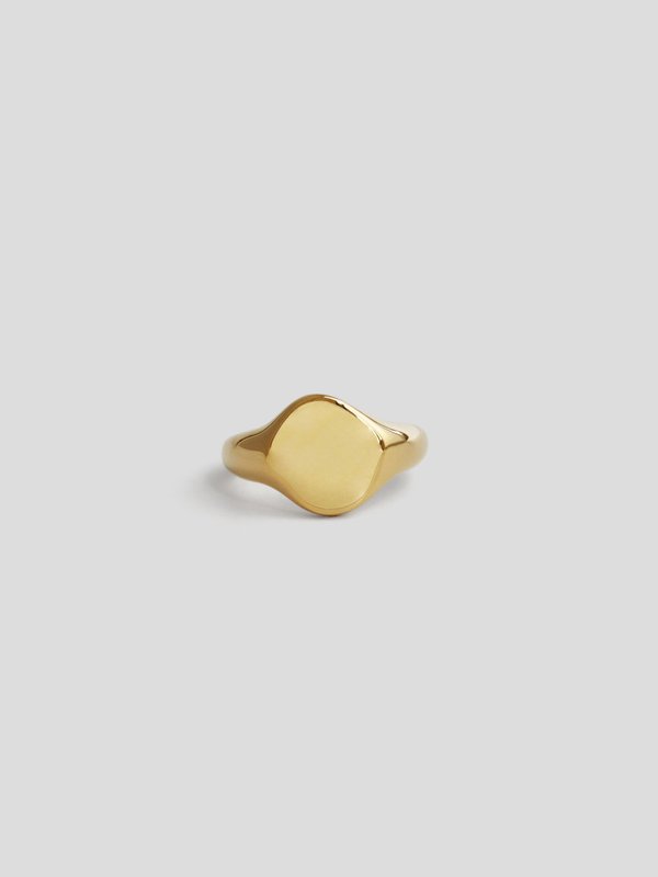 Salvatore Ring in Champagne Gold