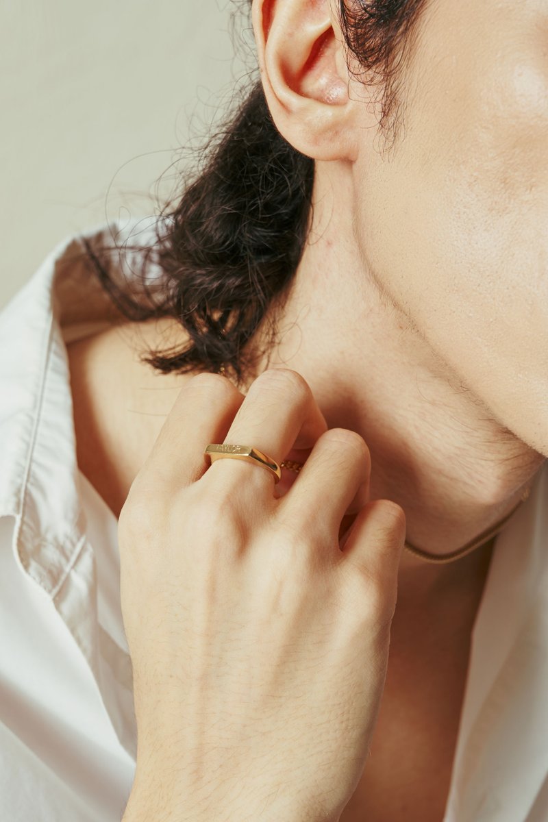 Arc Gold Ring