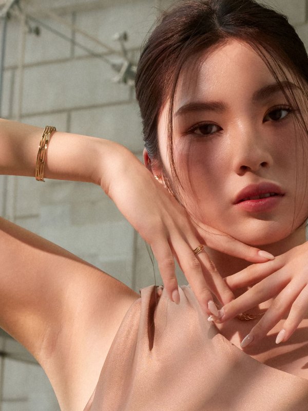 National Gallery Singapore x Curious Creatures - Francois Bangle in Champagne Gold