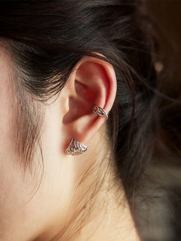 National Gallery Singapore x Curious Creatures - Jean Ear Cuff in Silver (Single)