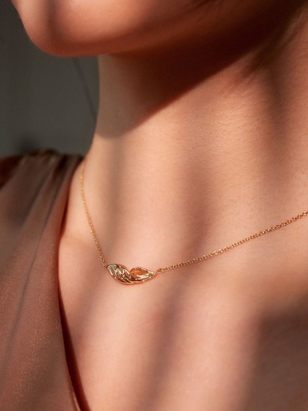 National Gallery Singapore x Curious Creatures - Jean Necklace in Champagne Gold