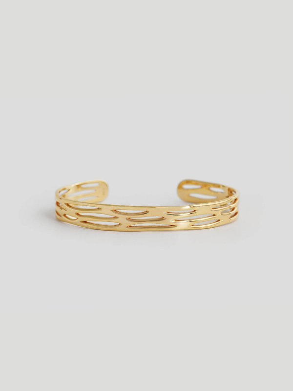National Gallery Singapore x Curious Creatures - Francois Bangle in Champagne Gold