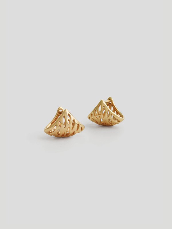 National Gallery Singapore x Curious Creatures - Francois Ear Huggers in Champagne Gold