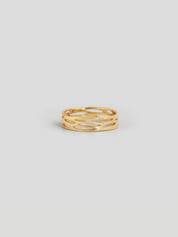 National Gallery Singapore x Curious Creatures - Francois Ring in Champagne Gold