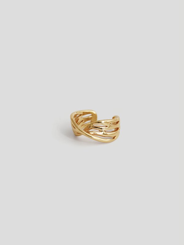 National Gallery Singapore x Curious Creatures - Jean Ear Cuff in Champagne Gold (Single)