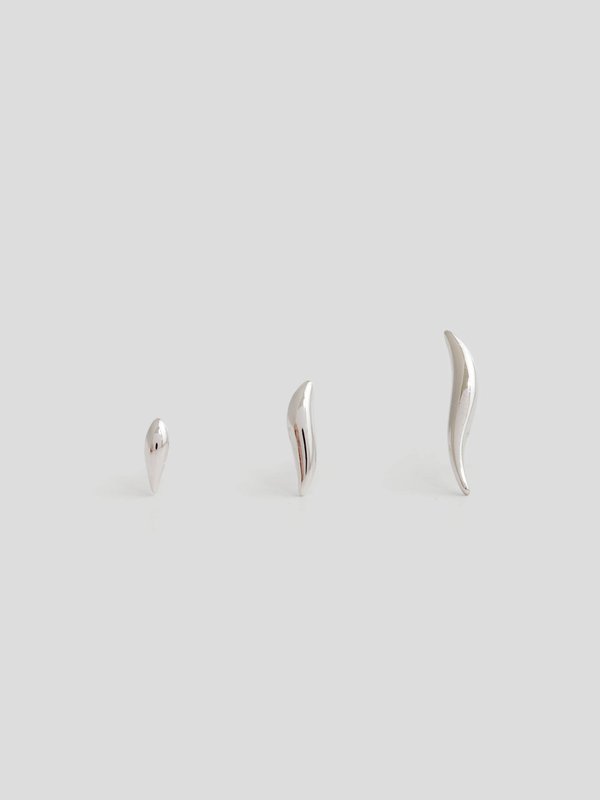 National Gallery Singapore x Curious Creatures - Milou 3-Piece Ear Stud Set in Silver