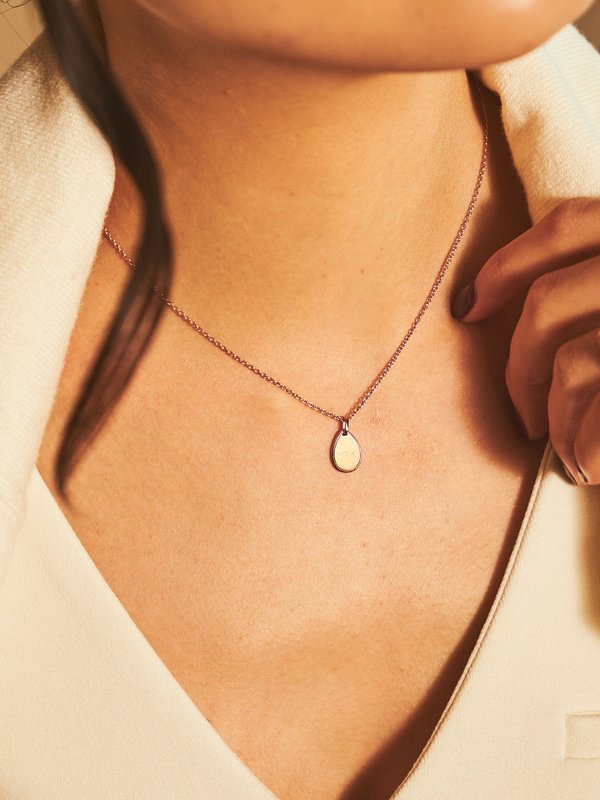 Lily Necklace in Rose Gold