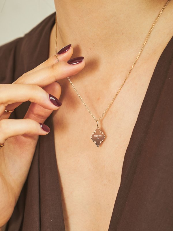 Mystic Necklace in Champagne Gold