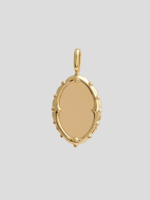 Petrova Pendant in Champagne Gold