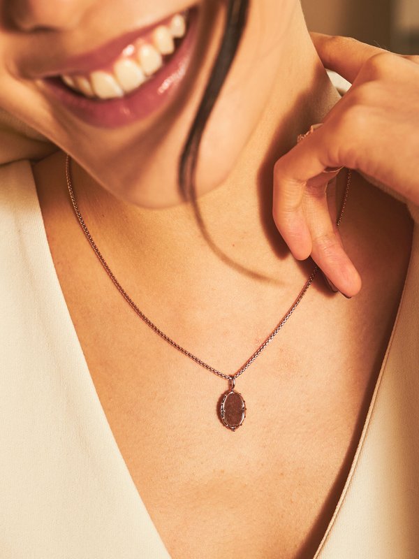 Petrova Necklace in Rose Gold