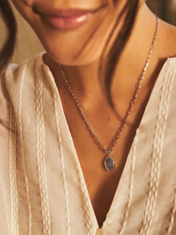 Petrova Necklace in Silver