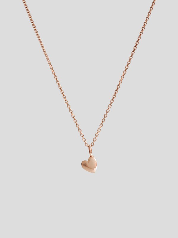 Coeur Necklace in Rose Gold