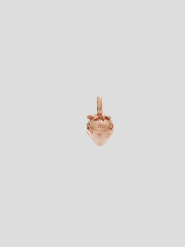 Strawberry Pendant in Rose Gold