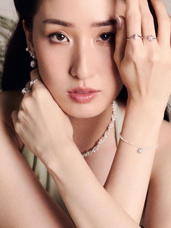 Strange x Curious - Pace Bracelet - Freshwater Pearls & Citrine in Silver