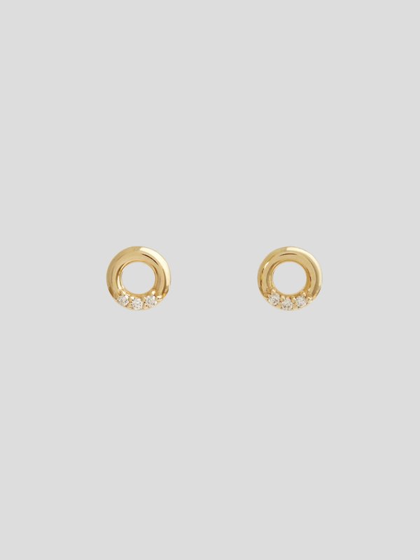 Noa Ear Studs - Diamonds in 14k Gold