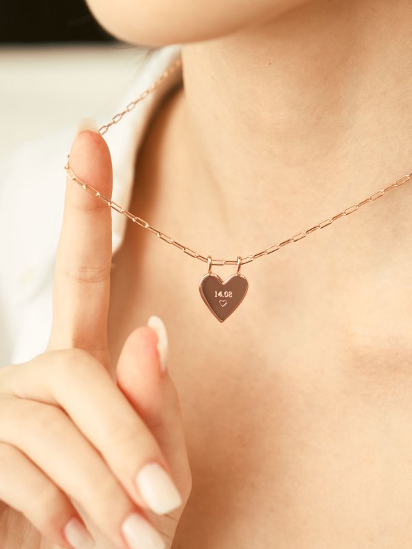 Mon Chéri Necklace in Rose Gold