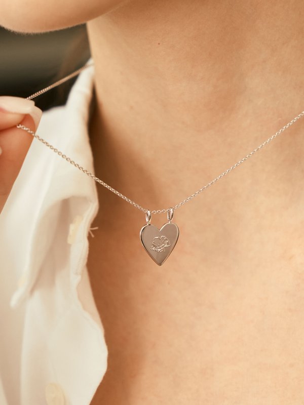 Mon Chéri Necklace in Silver - Birth Flower