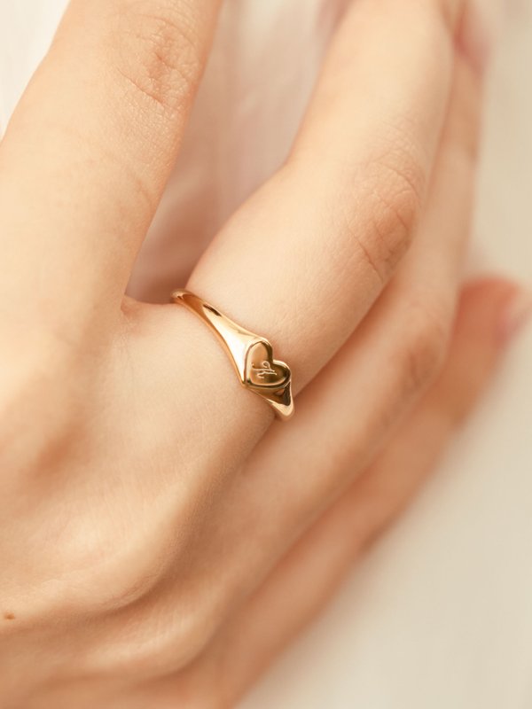 Mon Chéri Ring in Champagne Gold