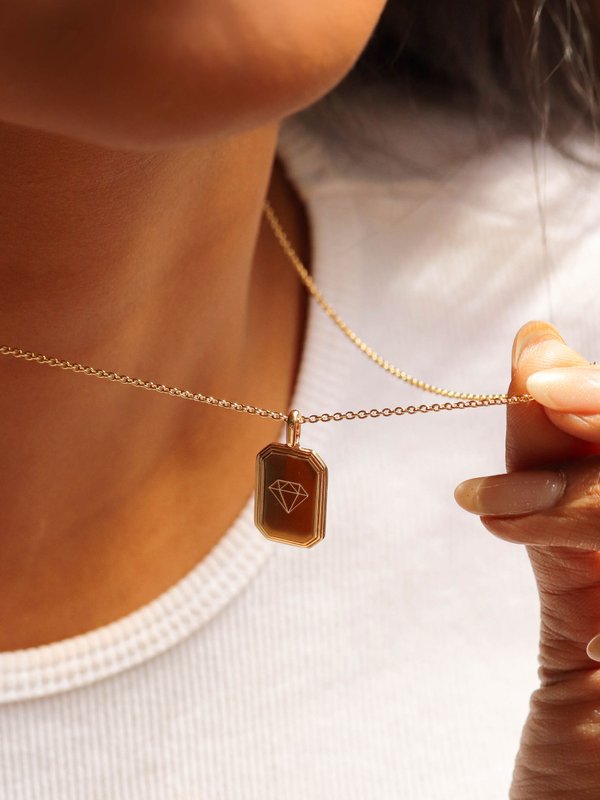 Armory Necklace (Medium) in Champagne Gold - Icon Series