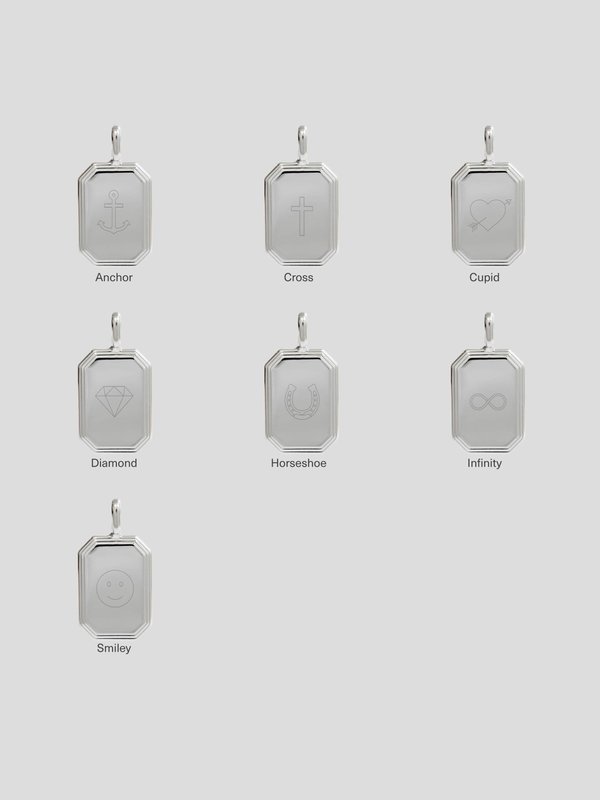 Armory Pendant (Medium) in Silver - Icon Series