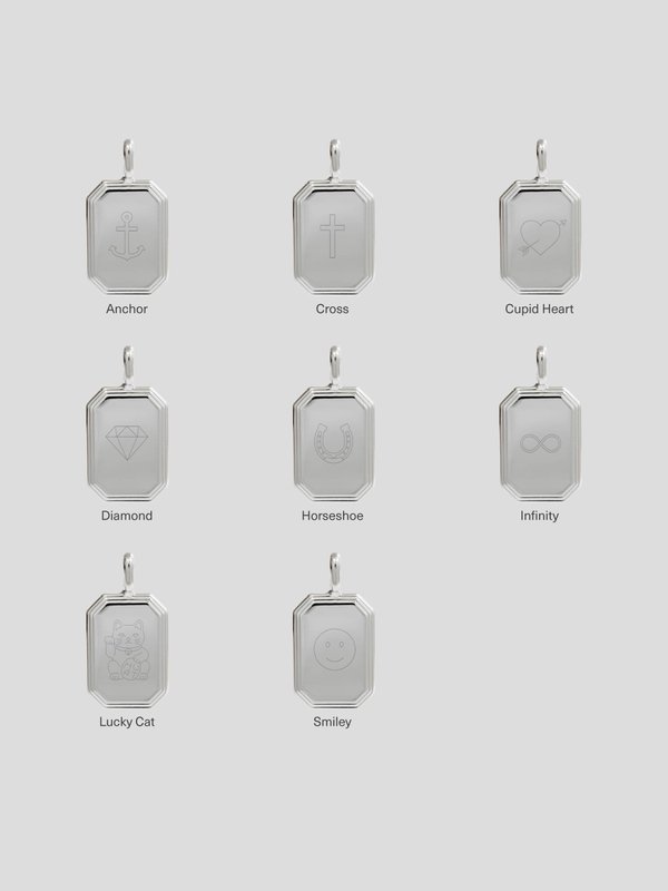 Armory Pendant (Medium) in Silver - Icon Series