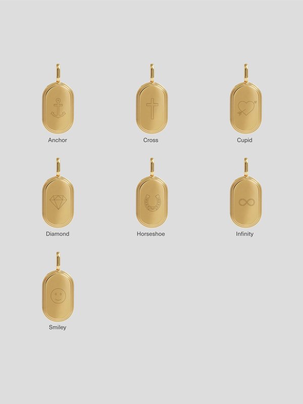 Sire Necklace (Medium) in Champagne Gold - Icon Series