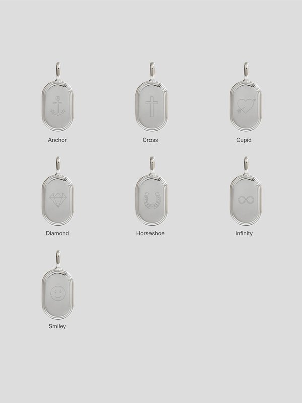 Sire Pendant (Medium) in Silver - Icon Series