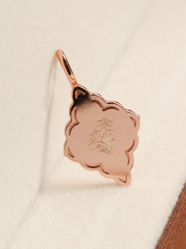 Mystic Pendant in Rose Gold - Birth Flower