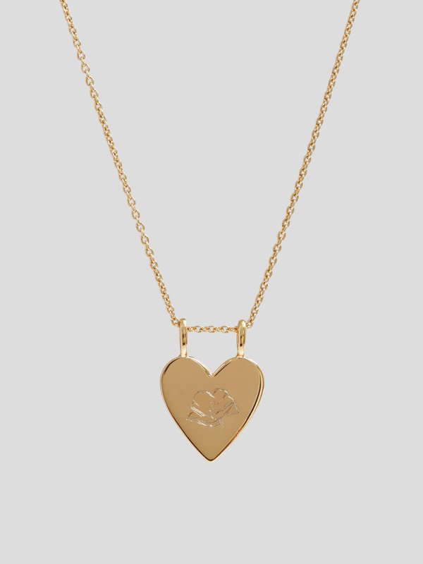 Mon Chéri Necklace in Champagne Gold - Birth Flower