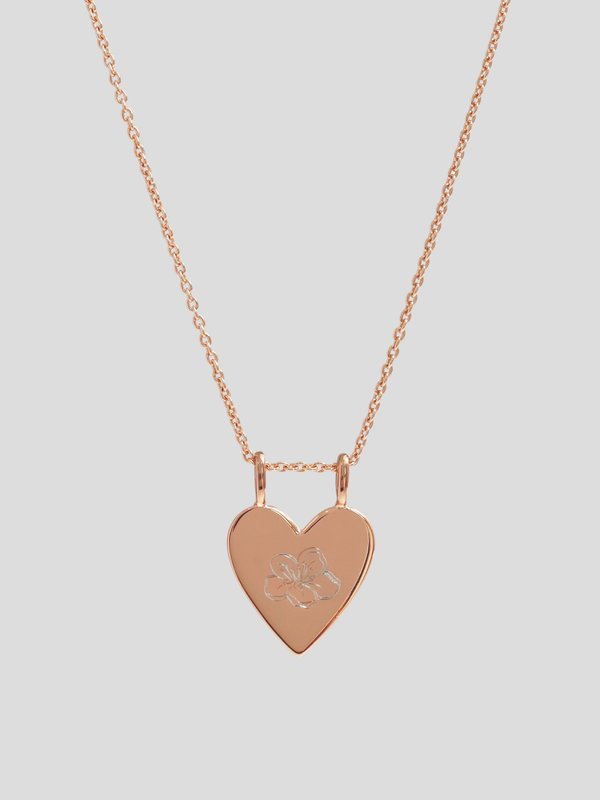 Mon Chéri Necklace in Rose Gold - Birth Flower
