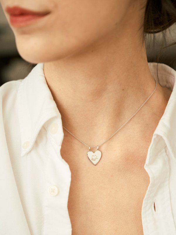 Mon Chéri Necklace in Silver