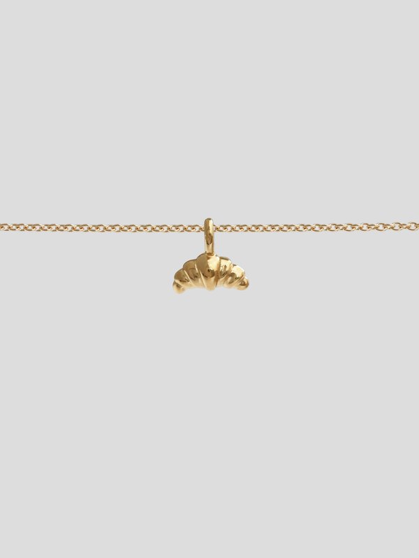 Croissant Bracelet in Champagne Gold