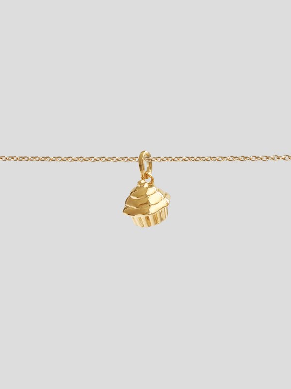 Cupcake Bracelet in Champagne Gold