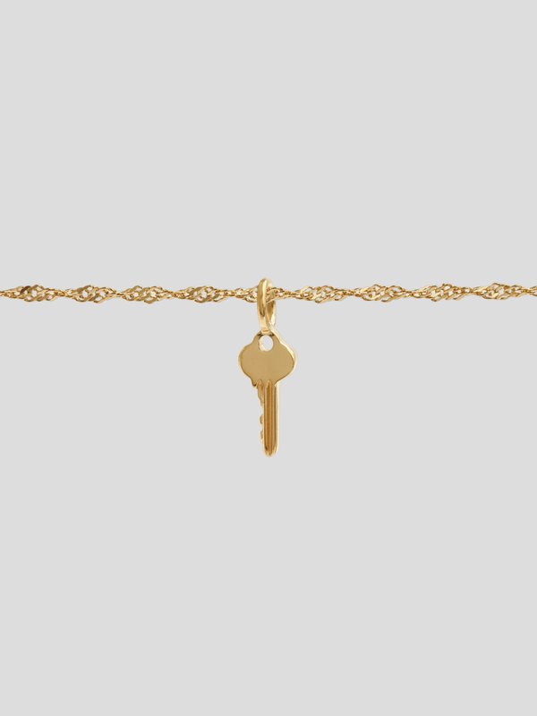 Key Bracelet in Champagne Gold