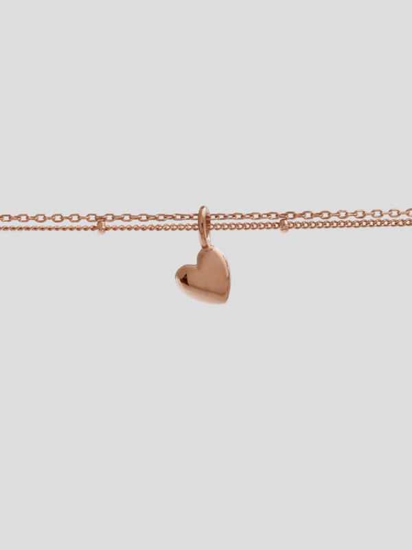 Coeur Bracelet in Rose Gold
