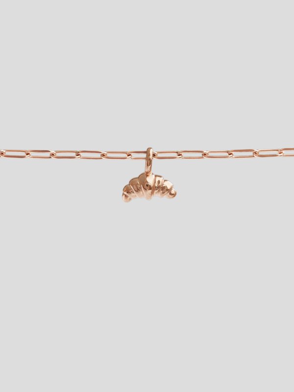 Croissant Bracelet in Rose Gold