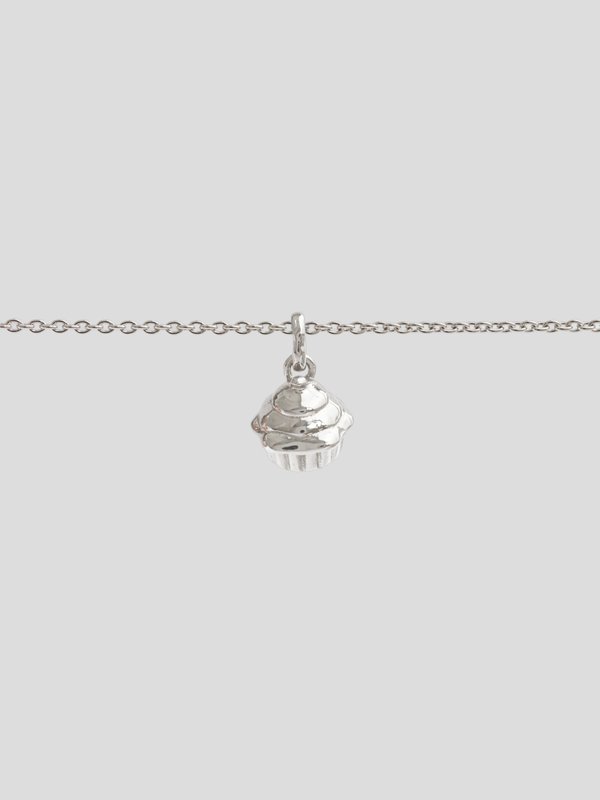 Cupcake Bracelet in Silver