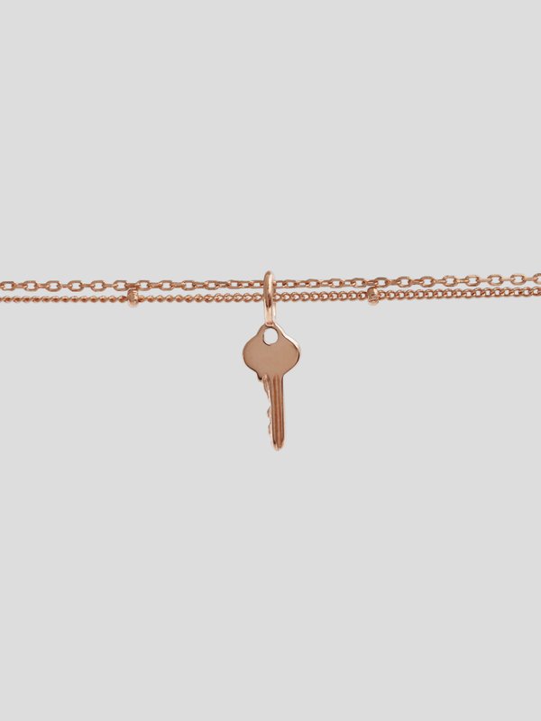 Key Bracelet in Rose Gold