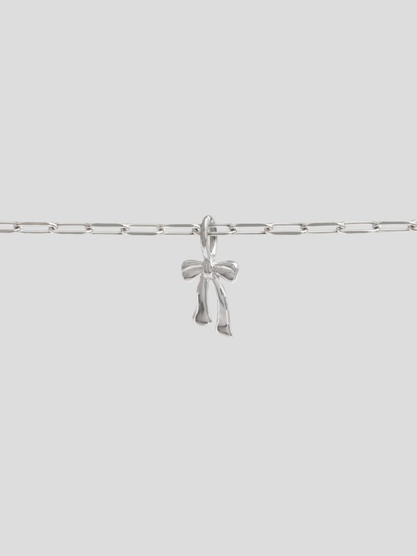 Ribbon Bracelet in Silver
