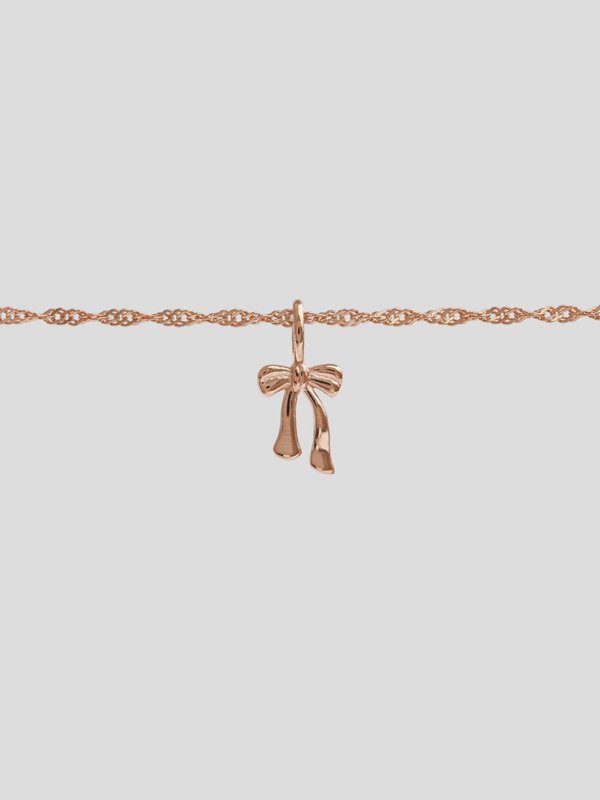 Ribbon Bracelet in Rose Gold