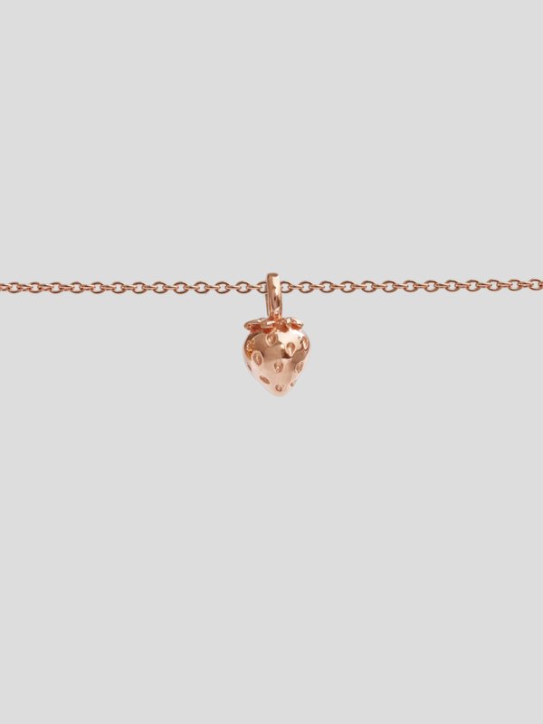 Strawberry Bracelet in Rose Gold