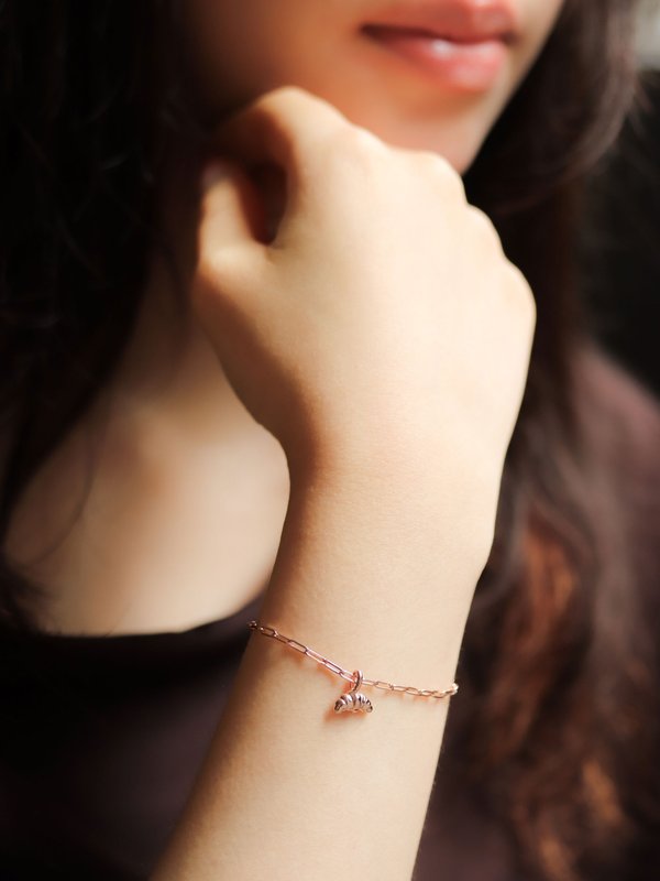 Coeur Bracelet in Rose Gold
