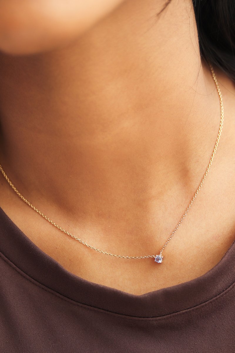 1945 Gold Necklace with Green Onyx