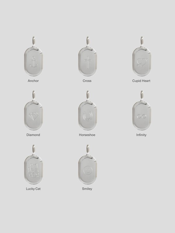 Sire Necklace (Medium) in Silver - Icon Series